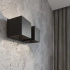 Lampă de perete QUAD 2 negru