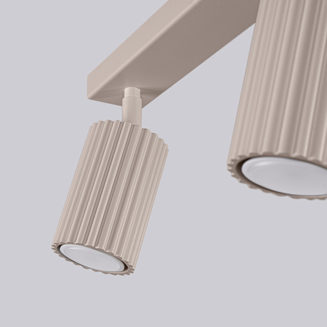 Plafonieră KARBON 2 taupe