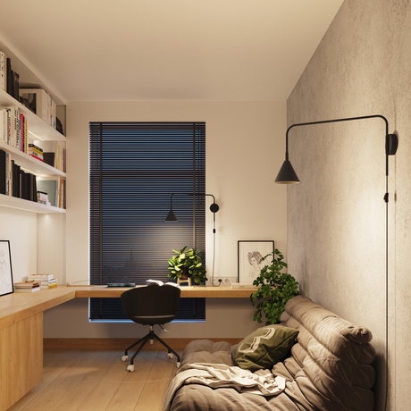 Lampă de perete NOX negru