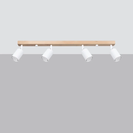 Plafonieră VERDO 4 alb