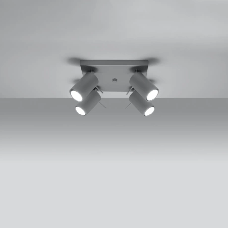 Plafonieră RING 4 gri