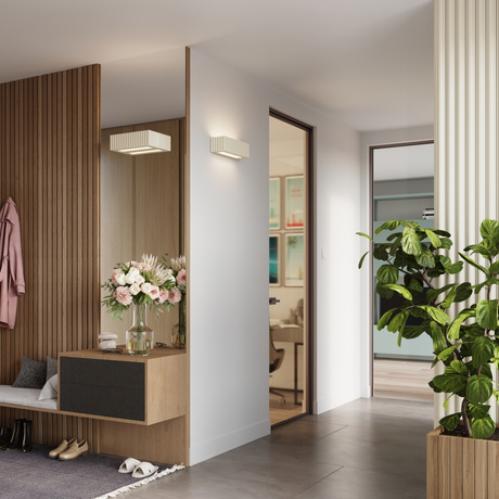 Lampă de perete ceramică RIGATA bej