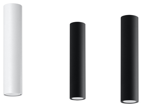 Plafonieră LAGOS 30 alb + 1x bec LED GU-10 3000K cald 7W 620lm