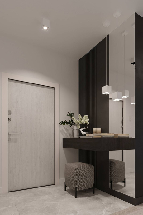 Plafonieră QUAD 1 alb + 1x bec LED GU-10 4000K rece 7W 630lm