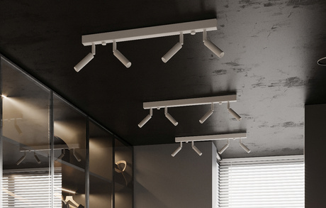 Plafonieră EYETECH 6 alb + 6x bec LED G9 3000K cald 4.5W 510lm