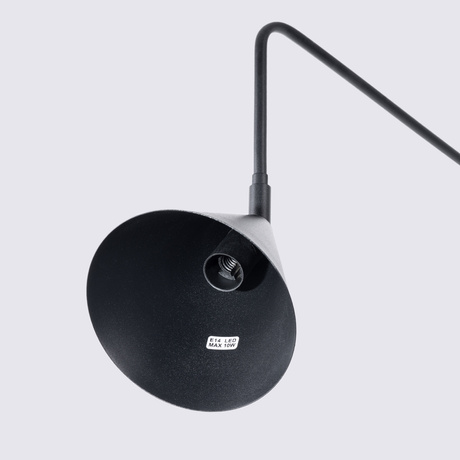 Lampă de perete NOX negru