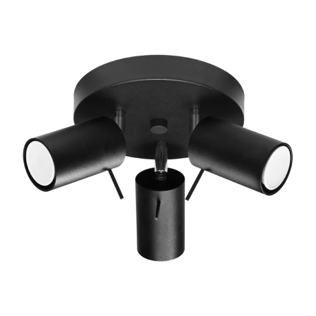 Plafonieră RING 3P negru