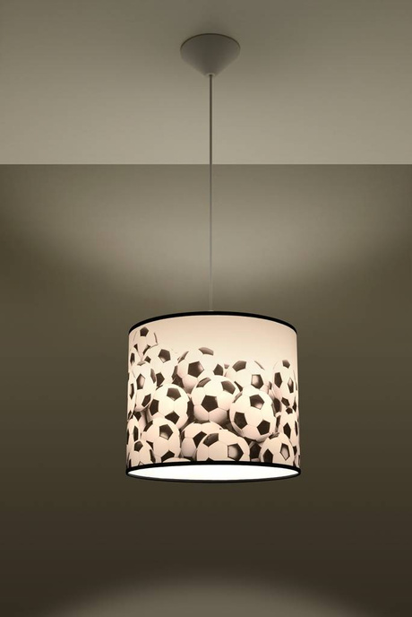 PALL B 30 lampă suspendată + 1x bec LED E27 4000K rece 7,5W 650lm