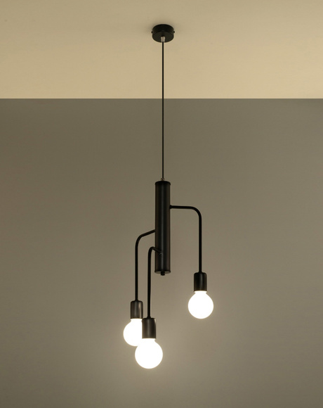 DUOMO candelabru 3M + 3x bec LED E27 4000K rece 7.5W 650lm