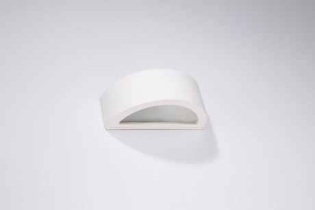 Aplică ceramică ATENA 20 alb + 1x bec LED E27 3000K cald 7.5W 620lm