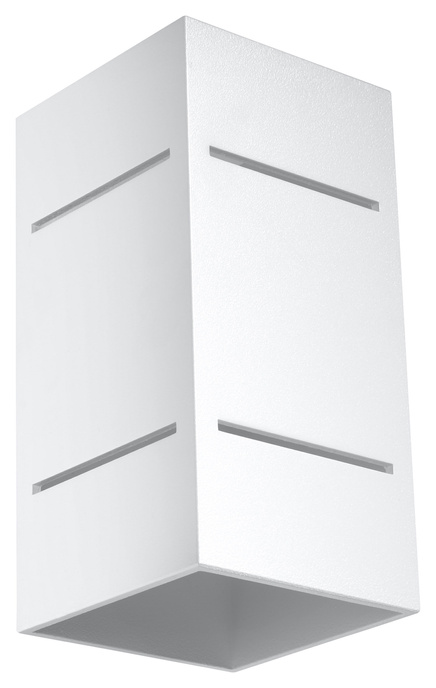 BLOCCO lampă de perete alb + 1x bec LED G9 3000K Warm 4.5W 510lm