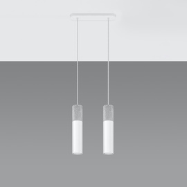 Lampă suspendată BORGIO 2 alb