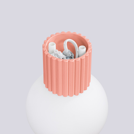 Aplica de perete HALO piersic IP44