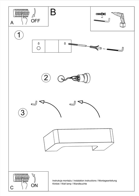 Aplică ceramică MAGNET alb + 1x bec LED E27 3000K cald 7.5W 620lm