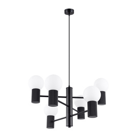 Candelabru HALO 6 negru