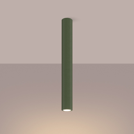 Plafonieră KARBON 60 verde măsliniu