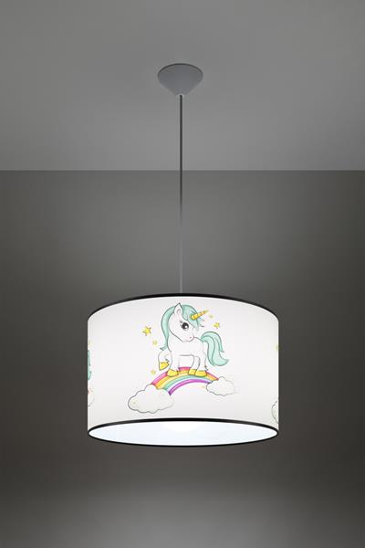 Lampă suspendată SINGLE HORSE 40 + 1x bec LED E27 4000K Cold 7,5W 650lm