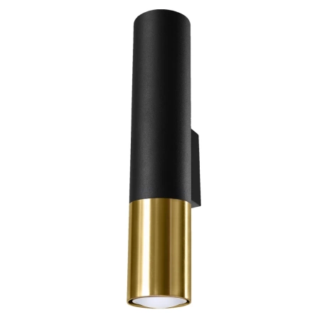 Lampă de perete LOOPEZ negru/golden
