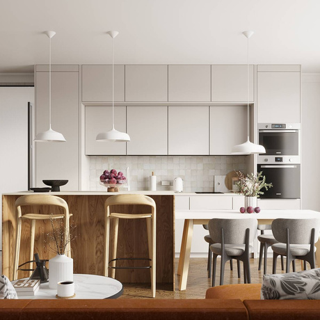 Lampă suspendată GINA alb + 1x bec LED E27 4000K rece 7,5W 690lm