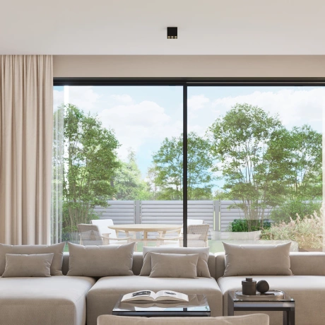 Plafonieră OZZY negru LED