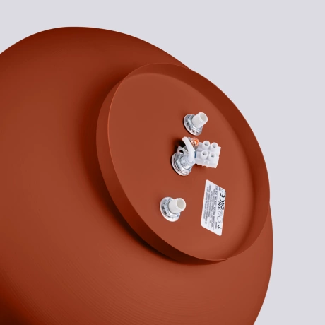 Plafonieră OMIQ roșu ocru