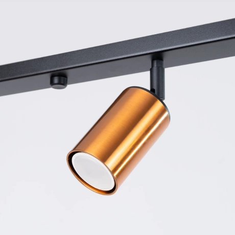 Plafonieră WINX 4L negru/cooper