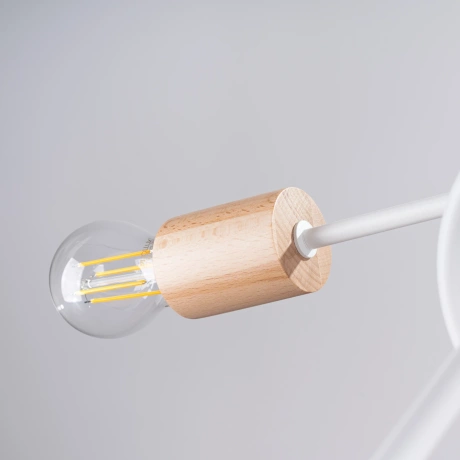 Candelabru EMBER 5 alb