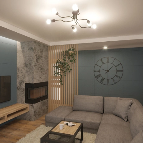 Candelabru VECTOR 6 alb