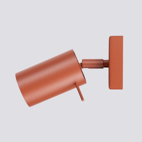 Lampă de perete RING roșu ochra