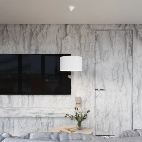 Lampă suspendată NOVA 40 alb