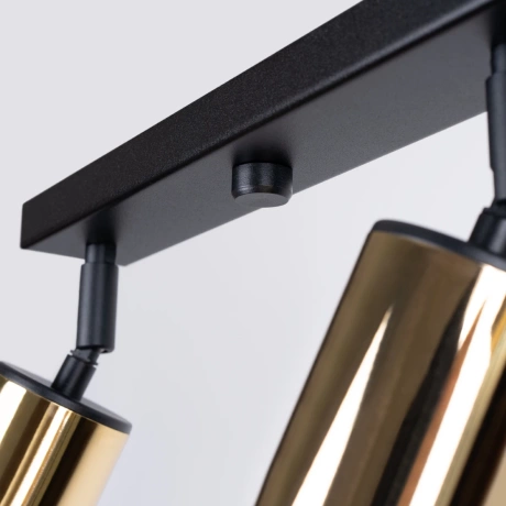 Plafonieră WINX 4L negru/galben