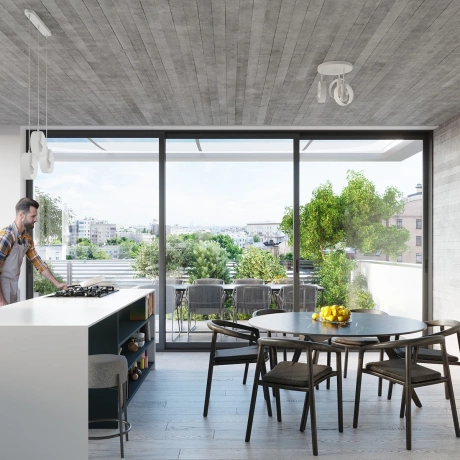 Lampă suspendată TITRAN 3 biała