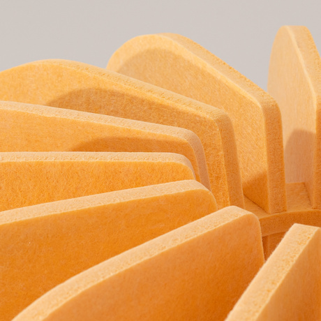 Lampă de podea MULA 45 galben