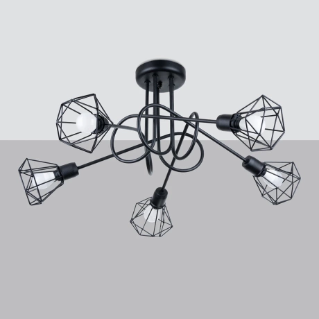 Candelabru ARTEMIS 5S negru