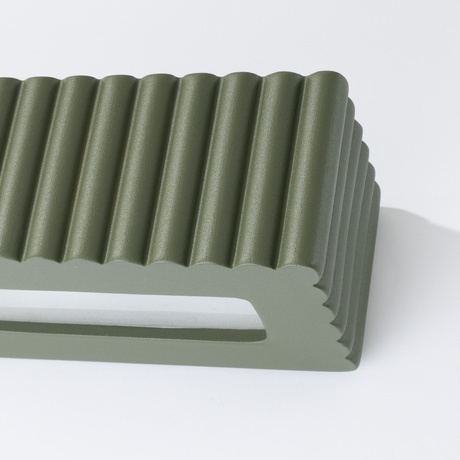 Lampă de perete ceramică RIGATA verde măsliniu