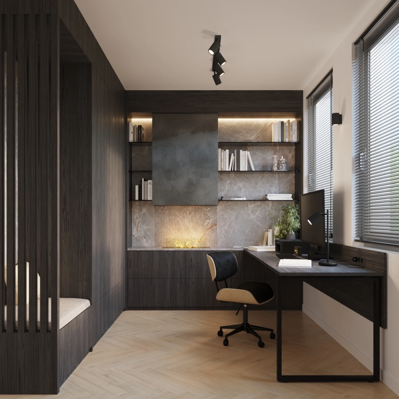 Lampă de masă KARBON negru