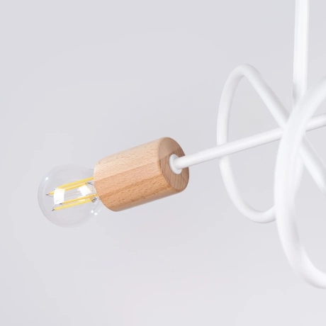 Candelabru EMBER 3 alb