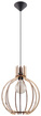 Lampă suspendată ARANCIA lemn natural + 1x bec LED E27 4000K rece 7,5W 650lm