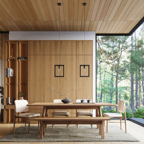 ARIES wenge lampă suspendată + 1x bec LED E27 3000K cald 7.5W 620lm