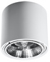 Plafonieră TIUBE alb + 1x bec LED GU10 AR111 3000K cald 12W 800lm