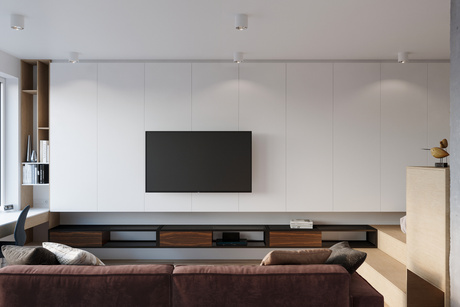 TIUBE lampă de tavan alb + 1x bec LED GU10 AR111 4000K COLD 10W 850lm