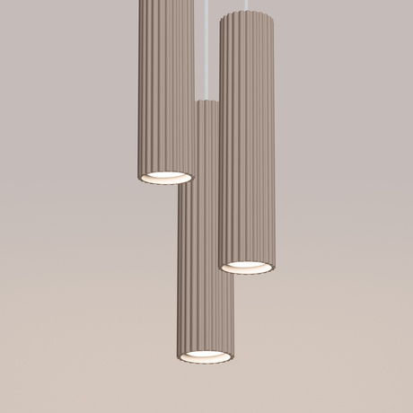 Lampă suspendată KARBON 3P taupe