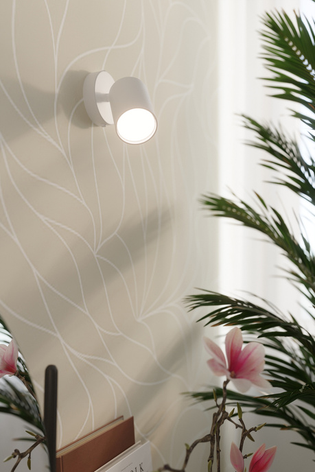 Plafonieră LEMMI 2 alb + 2x bec LED GU-10 4000K rece 7W 530lm