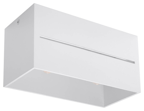 Plafonieră LOBO MAXI alb + 2x bec LED G9 3000K cald 4.5W 510lm