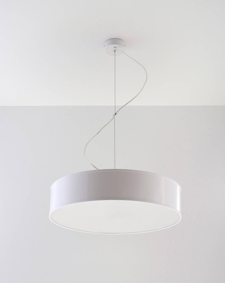 Lampă suspendată ARENA 45 WHITE + 3x bec LED E27 4000K Cold 7,5W 650lm