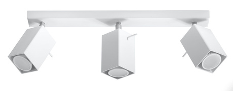 Plafonieră MERIDA 3 alb + 3x bec LED GU-10 3000K cald 7W 620lm