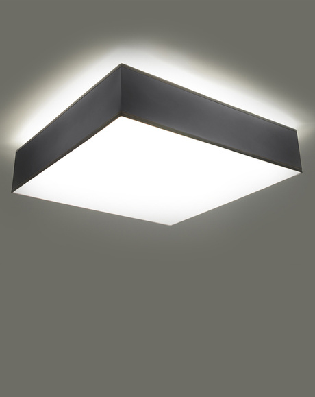 Plafonieră HORUS 25 GREY + 1x bec LED E27 3000K Warm 7.5W 620lm