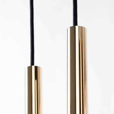 Lampă suspendată PASTELO 3P aur lustruit