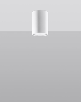 Plafonieră LAGOS 10 alb + 1x bec LED GU-10 3000K cald 7W 620lm