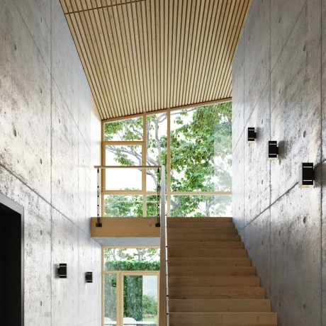 Lampă de perete BLOCCO negru